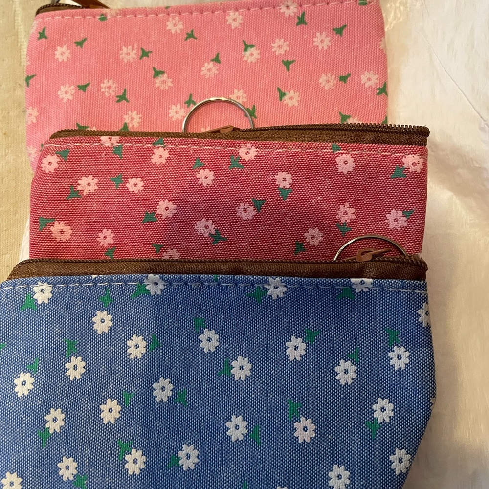 Floral Coin Pouches Set